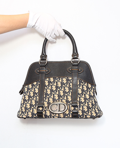 Traveller Tote Bag, &pound;110, Handbags, Canvas/Leather, Front view